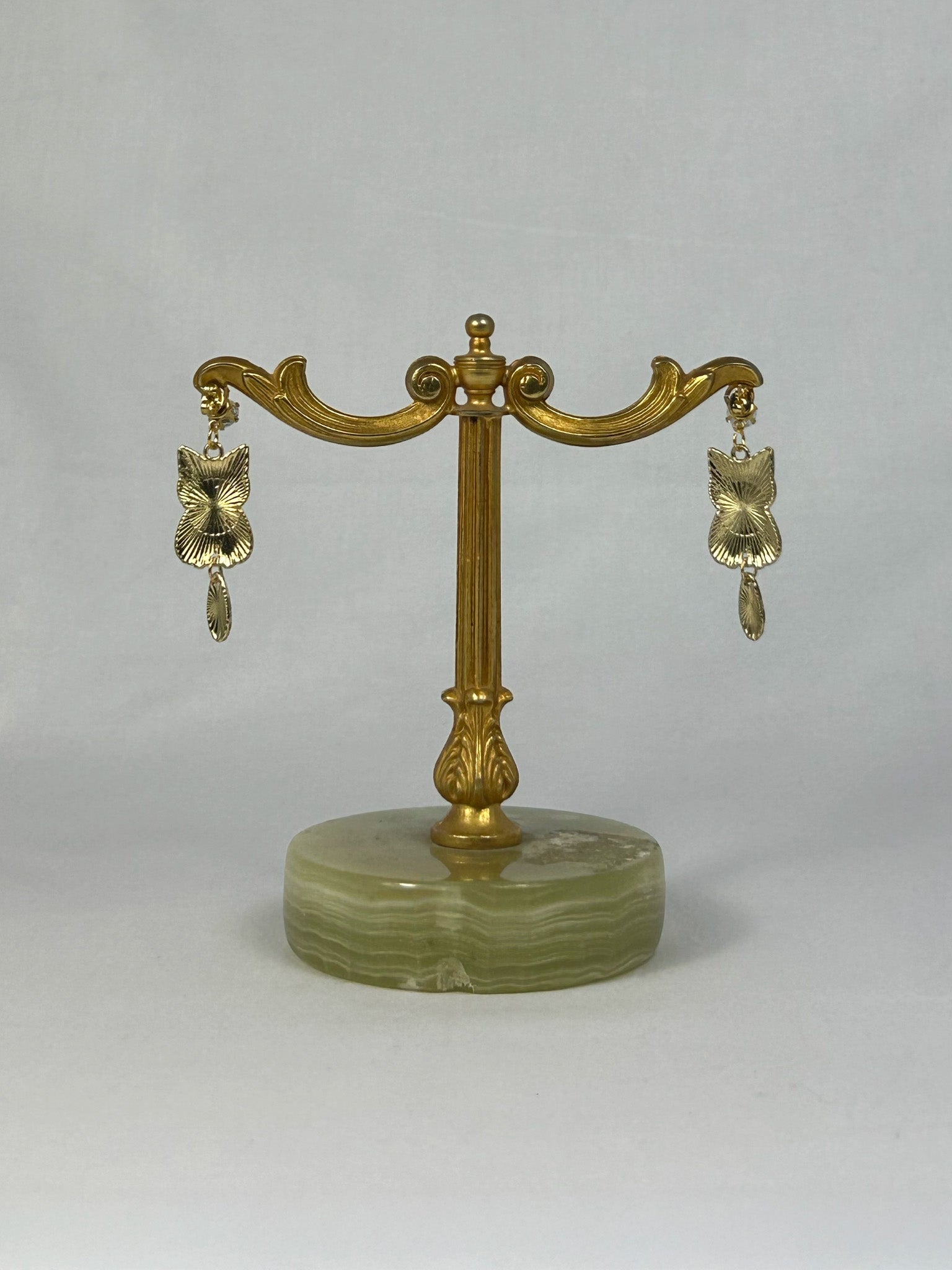 Örhängen Svart Vit Katt