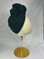 Turban Grön Glitter