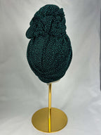 Turban Grön Glitter
