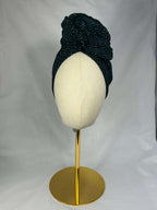 Turban Grön Glitter