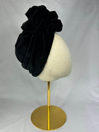 Turban Svart Sammet